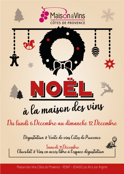 Du 6 au 12 Décembre – Noël à la Maison des vins